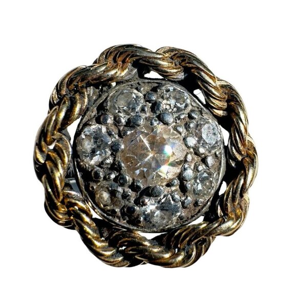 Scrap PLATINUM, IRIDUM and DIAMONDS! 6.5 grams Scrap Ring - Picture 1 of 8